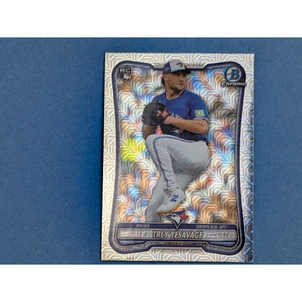 2026 Bowman Chrome Trey Yesavage 41 Mojo Refractor Blue Jays (RC)